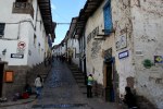 Cobblestone streets of Cuzco